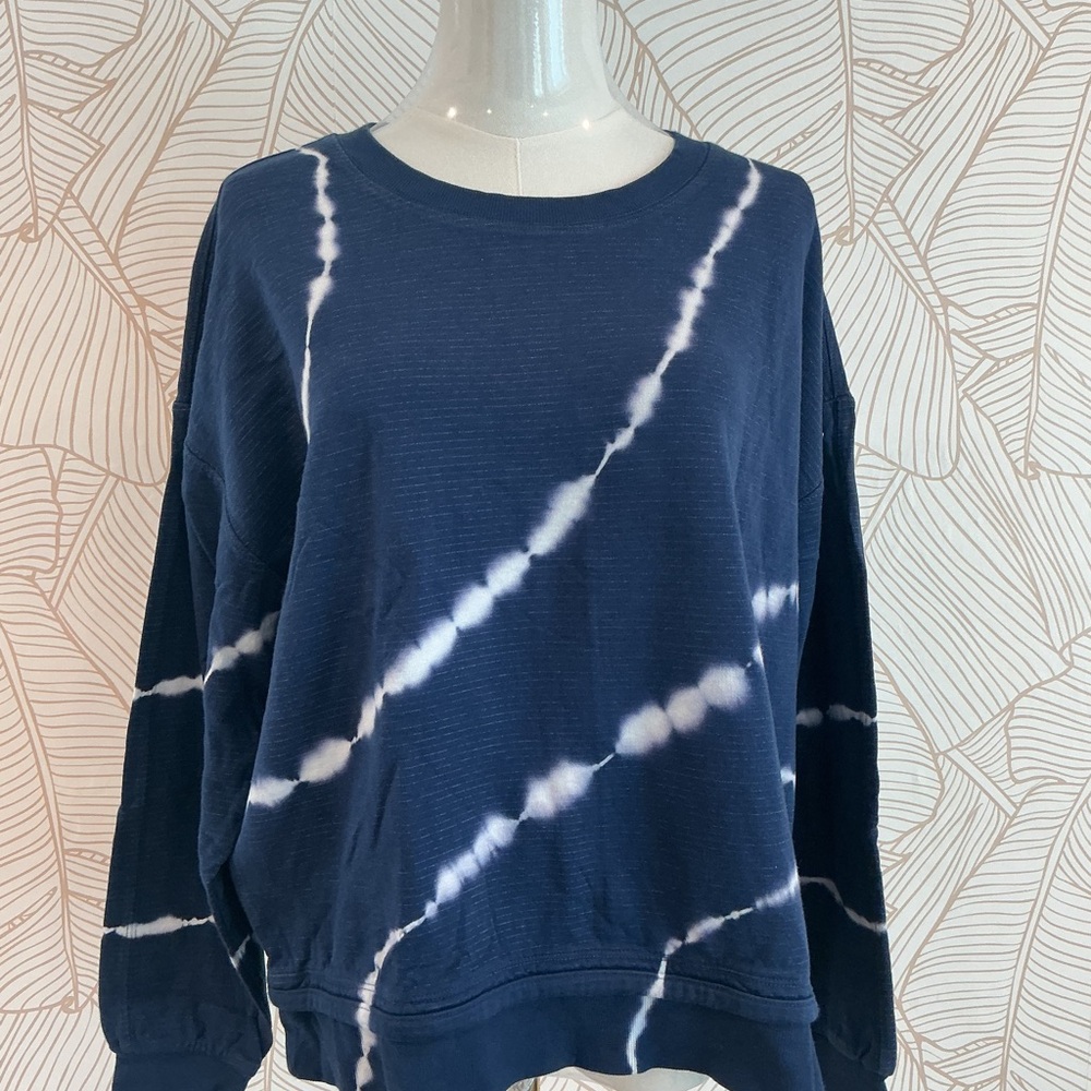 Navy Tie-Dye Sweatshirt - Picture 2 of 4